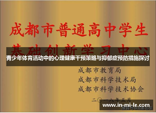 青少年体育活动中的心理健康干预策略与抑郁症预防措施探讨